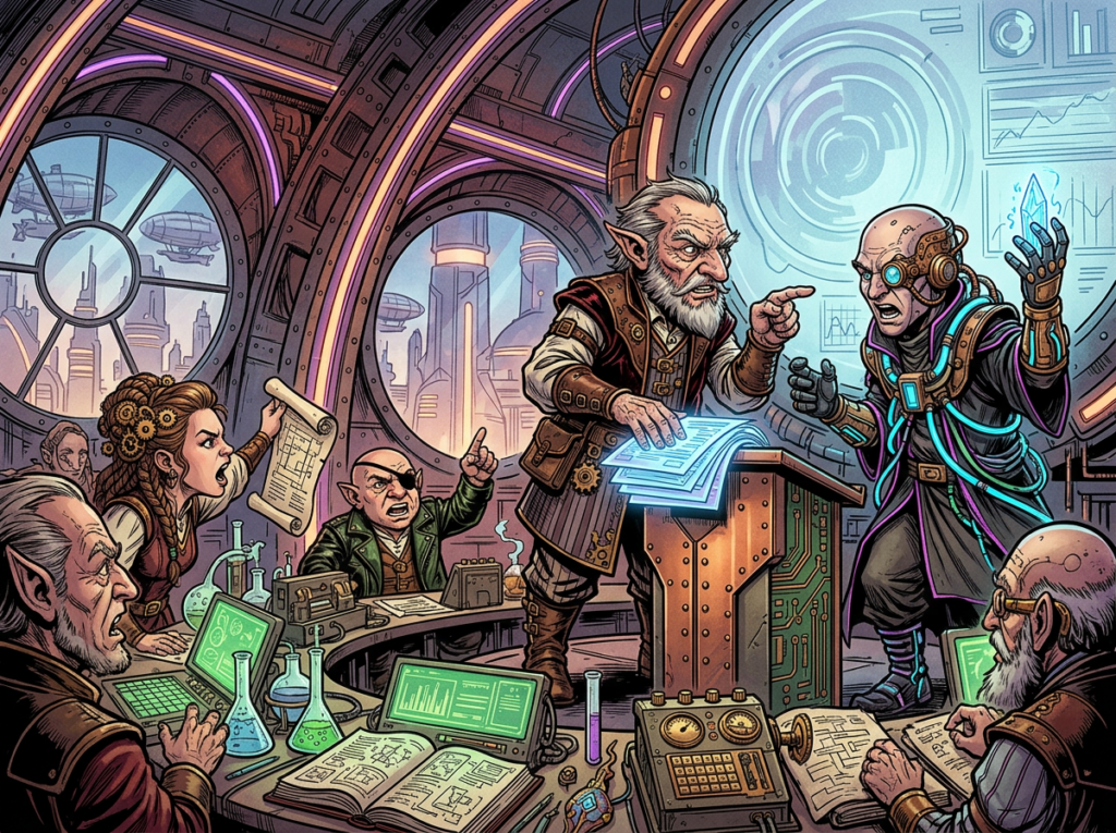 学术评议会总是在争辩世界的全貌