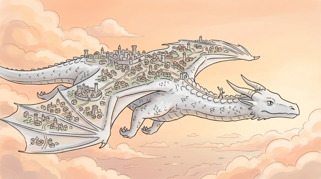 居住在银龙背上的人类想要对话 居住在银龙背上的人类想要对话