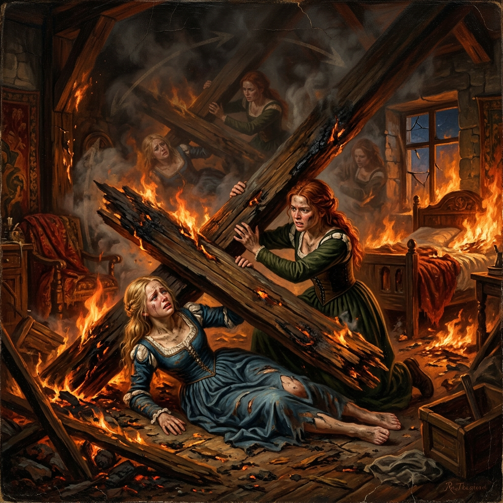 最小的迷梦是火灾中无法逃脱的房间